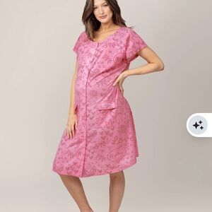 Kindred Bravely Pink Maternity Robe